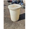Image 3 : **Large Plastic Barrel and Lid- Cannot Ship