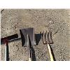 Image 2 : **Square Shovel, Leaf Rake and Potato Fork - PICK UP ONLY