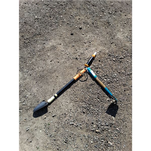 ** Weedcomb Tool, Telescoping Small Shovel and Garden Hand Hoe