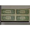 Image 2 : 4-CRISP AU / UNC $1 SILVER CERTIFICATES: 1935, 57