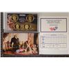 Image 1 : 2007 US PRESIDENTIAL DOLLAR 4 COIN PF SET WITH BOX