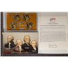 Image 2 : 2007 US PRESIDENTIAL DOLLAR 4 COIN PF SET WITH BOX