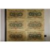 Image 2 : 6-1930'S JAPANESE 10 YEN BANKNOTES