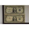 Image 1 : 2 US $1 SILVER CERTIFICATE STAR NOTES: 1935-E AND