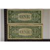 Image 2 : 2 US $1 SILVER CERTIFICATE STAR NOTES: 1935-E AND
