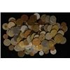 Image 1 : 30 OZ. OF ASSORTED FOREIGN COINS OF ALL DATES,