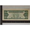 Image 2 : 1960 CUBA 5 PESO BILL "MAXIMO GOMEZ" CRISP BILL