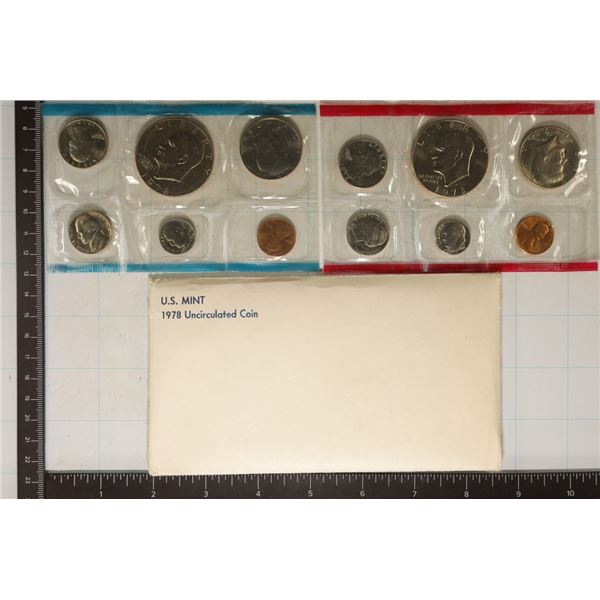 1978 US MINT SET (UNC) P/D (WITH ENVELOPE)
