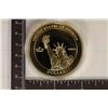 Image 2 : 24KT GOLD LAYERED 2009 ABRAHAM LINCOLN TOKEN