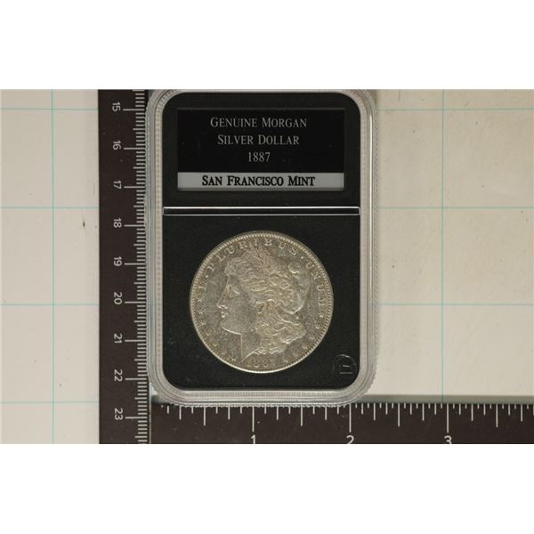 1887-S MORGAN SILVER DOLLAR