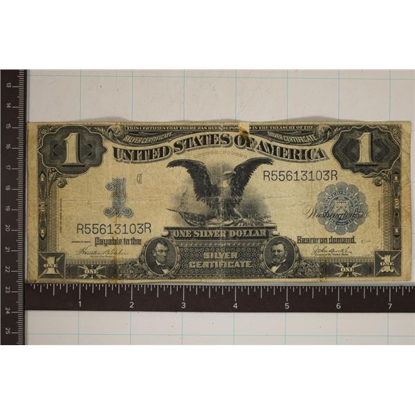 SERIES 1899 US $1 BLACK EAGLE SILVER CERTIFICATE