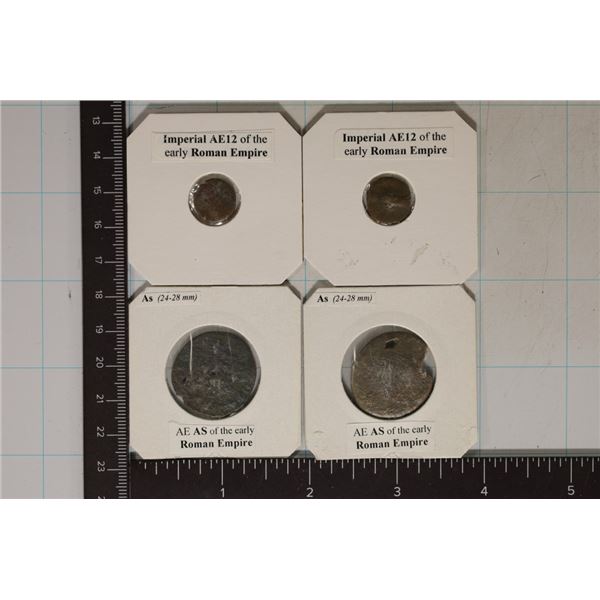 4-ROMAN ANCIENT COINS
