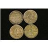 Image 2 : 4-US/PHILIPPINES SILVER 20 CENTAVOS: ALL