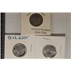 Image 1 : 1 BUFFALO NICKEL & 2-1/10 OZ. .999 SILVER ROUNDS