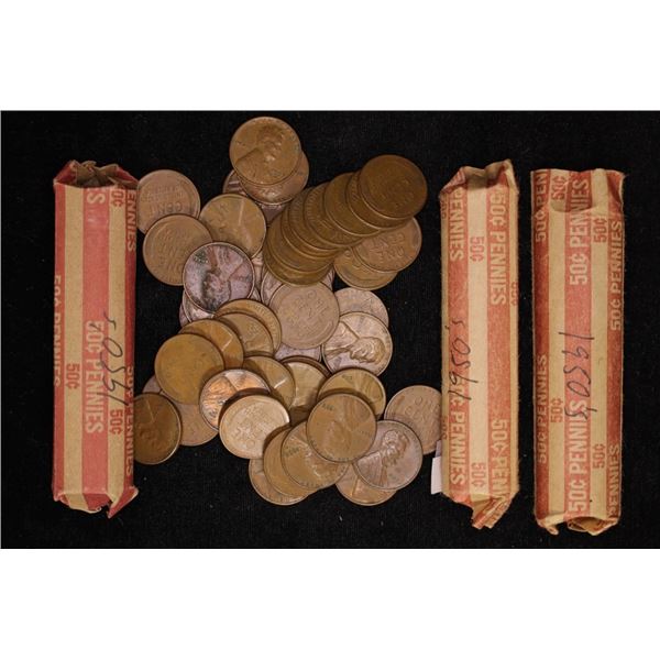 150 ASSORTED 1950'S LINCOLN WHEAT CENTS