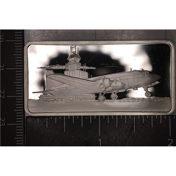1.02 OZ. PF STERLING SILVER "DOUGLAS DC-4"