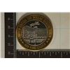 Image 1 : CASINO $10 SILVER TOKEN (UNC) REO LAS VEGAS, NEV