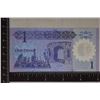 Image 1 : CRISP UNC POLYMER LIBYA 1 DINAR  COLORIZED