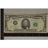 Image 1 : 1981 US $5 FRN STAR NOTE GREEN SEAL XF+