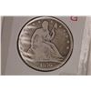 Image 1 : 1876 SILVER SEATED LIBERTY HALF DOLLAR