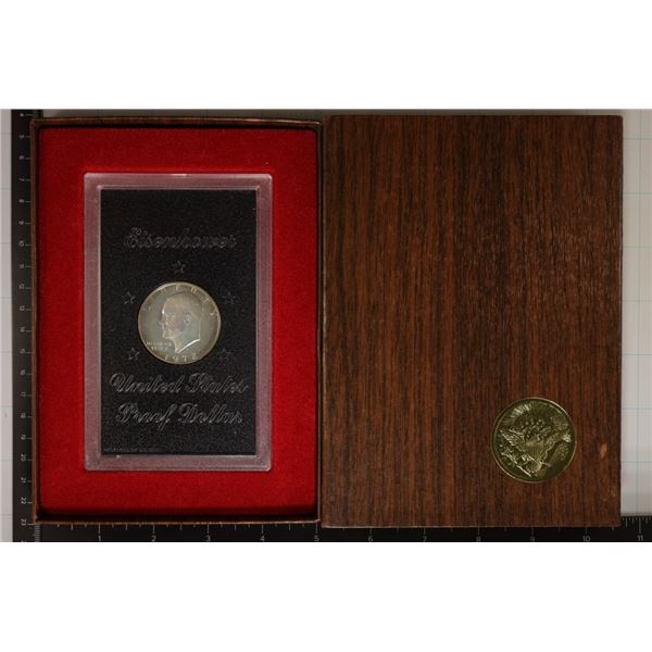 1972 IKE SILVER DOLLAR (BROWN PACK)