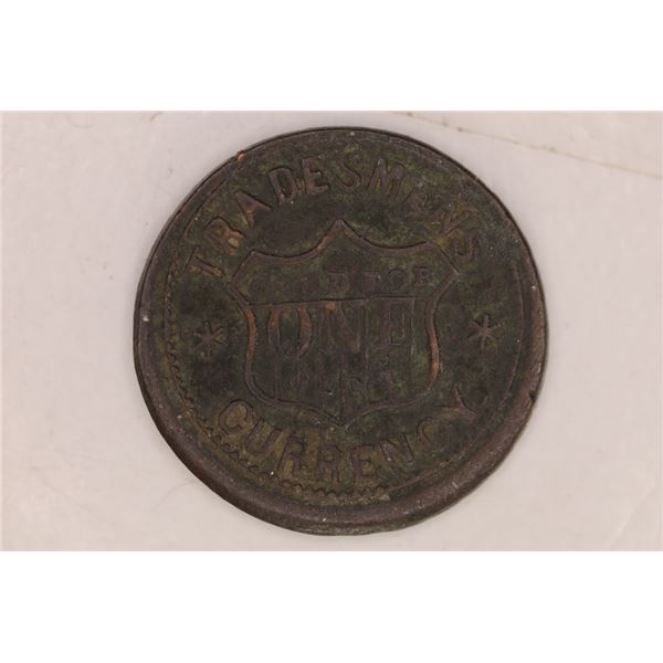 CIVIL WAR ERA UNITED STATES COPPER TRADESMENS