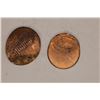 Image 2 : 2-LINCOLN CENT OFF CENTER AND A SMASHED BENT