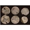 Image 2 : 6 SILVER DIME SIZED OTTOMAN EMPIRE PARA COINS: