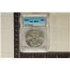 Image 1 : 2017 AMERICAN SILVER EAGLE ICG MS70 1 OZ. SILVER