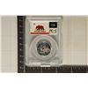 Image 2 : 2005-S SILVER CALIFORNIA QUARTER PCGS PR69 DCAM