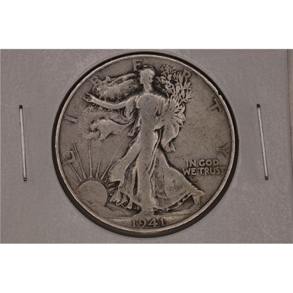 1941-S SILVER WALKING LIBERTY HALF DOLLAR