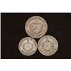 Image 2 : 3 CUBA CENTAVO COINS: 1916-2 CENTAVOS, 1920