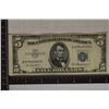 Image 1 : 1953-A US $5 SILVER CERTIFICATE BLUE SEAL