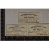 Image 1 : 3 CONFEDERATE BOND COUPONS FROM 1867