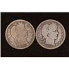 Image 1 : 1908 & 1915 SILVER BARBER QUARTERS
