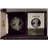 Image 1 : 1987-S PROOF AMERICAN SILVER EAGLE IN BOX WITH