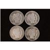 Image 1 : 1907-D, 12, 13 & 14 SILVER BARBER DIMES