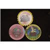 Image 2 : 3-PLASTIC $2.50 LAS VEGAS, NEVADA CASINO CHIPS: