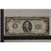 Image 1 : 1934-A US $100 GREEN SEAL FRN