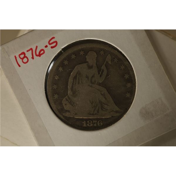1876-S SEATED LIBERTY HALF DOLLAR
