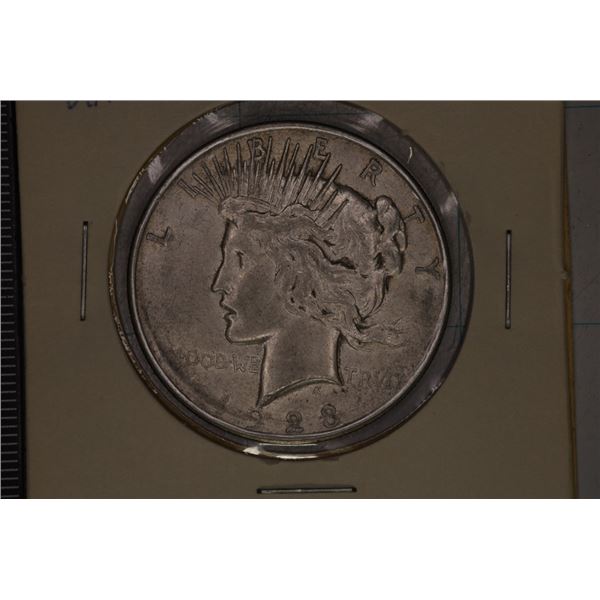 1923-D PEACE SILVER DOLLAR