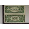 Image 2 : 2-1935 $1 SILVER CERTIFICATE STAR NOTES-1935-F CU&