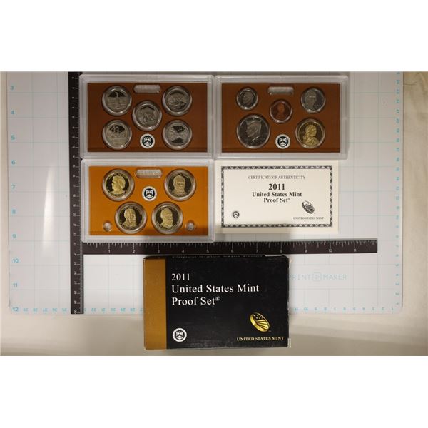 2011 US PROOF SET (WITH BOX) & WITH CERTIFICATE