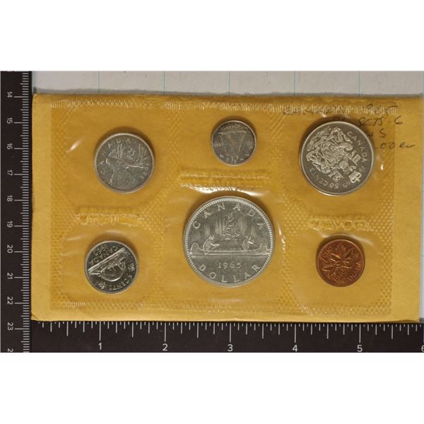 1965 CANADA SILVER (PF LIKE) SET 1.1 OZ. ASW IN