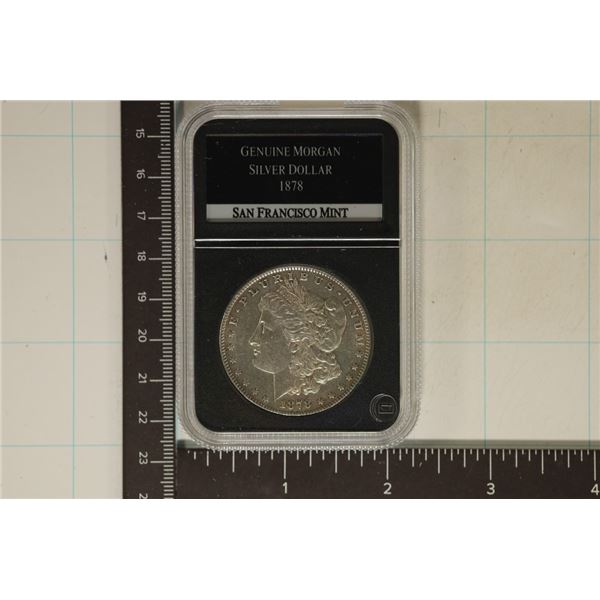 1878 -S MORGAN SILVER DOLLAR