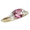 Image 2 : Stunning 0.88 Ct Natural Tourmaline/Sapphire Ring