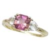 Image 3 : Stunning 0.88 Ct Natural Tourmaline/Sapphire Ring