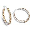 Image 2 : Plated Rhodium 4.80ctw Citrine Earrings