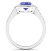 Image 4 : 14KT White Gold 1.41ctw Tanzanite and Diamond Ring