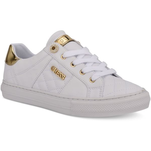 NEW GUESS 10M WOMENS LOVEN LACE-UP SNEAKERS